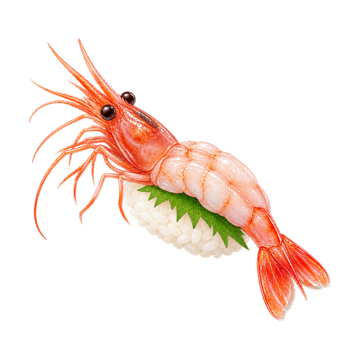 Odori ebi sticker illustration