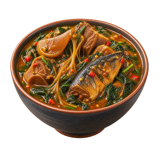Ogbono Soup sticker illustration