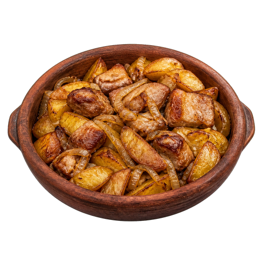 Family Pork and Potatoes sticker illustration