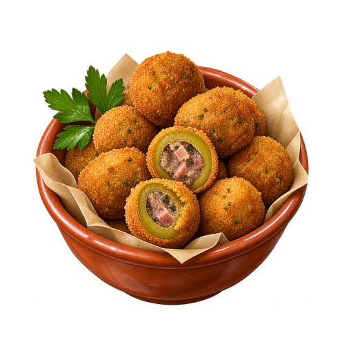 Olive Ascolane sticker illustration