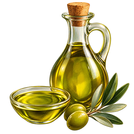 Slovenian Istrian Olive Oil sticker illustration
