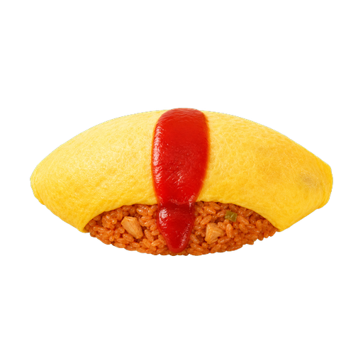 Omurice sticker illustration