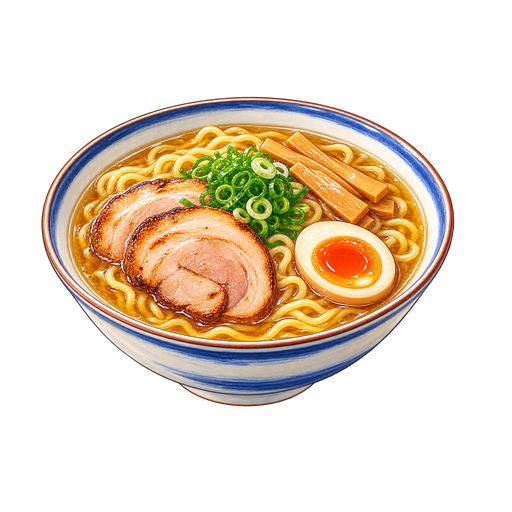 Onnoji Ramen sticker illustration
