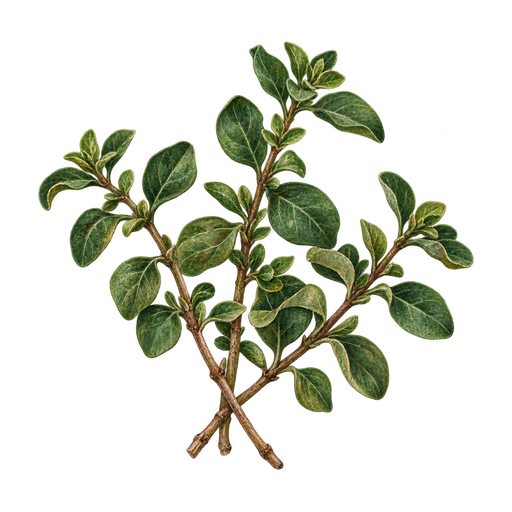 Orégano Dominicano sticker illustration