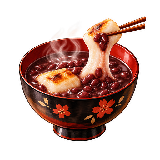 Oshiruko sticker illustration