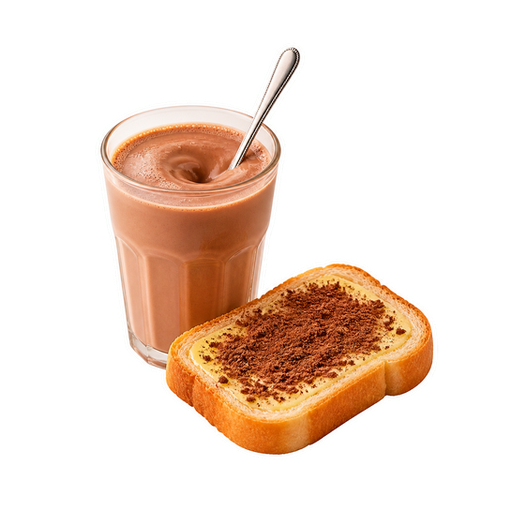 Ovaltine sticker illustration