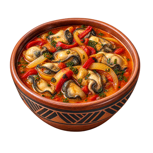 Gambian Oyster Stew sticker illustration
