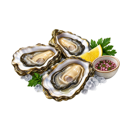 Irish Oysters sticker illustration