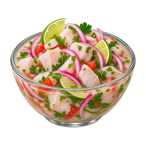 Ceviche Panameño sticker illustration