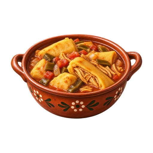 Tamal de Olla sticker illustration