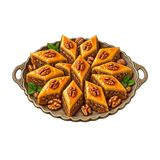 Baku Pakhlava sticker illustration