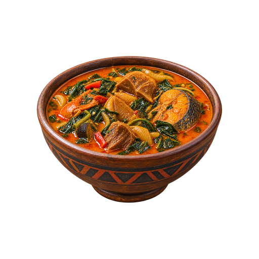 Liberian Palm Butter Soup sticker illustration