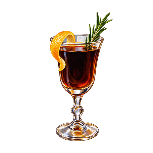 Mallorcan Palo Liqueur sticker illustration