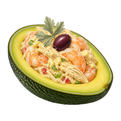 Palta Rellena sticker illustration