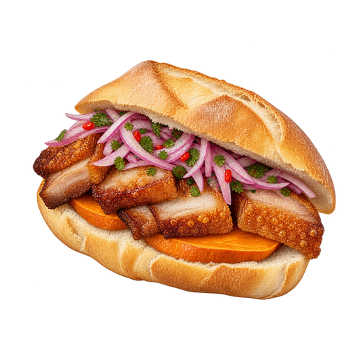 Pan con Chicharron sticker illustration