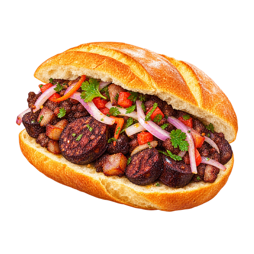 Pan con Relleno sticker illustration