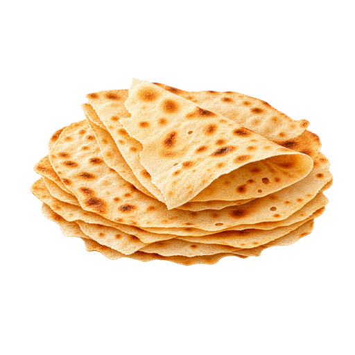 Pane Carasau sticker illustration