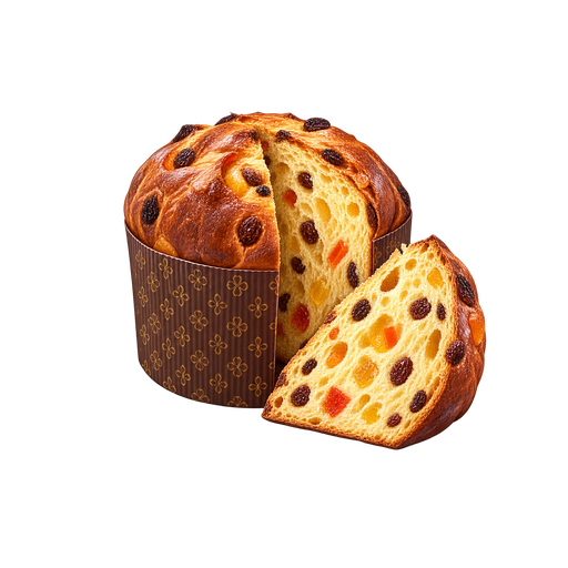 Panettone sticker illustration