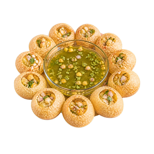 Pani Puri sticker illustration