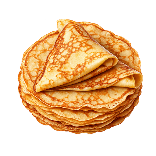 Pannekaker (Crepes) sticker illustration