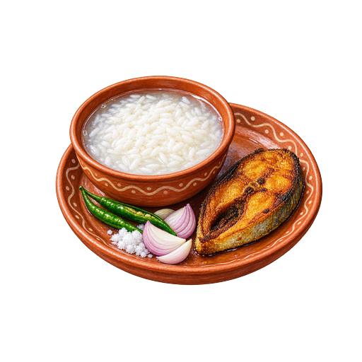 Panta Ilish sticker illustration
