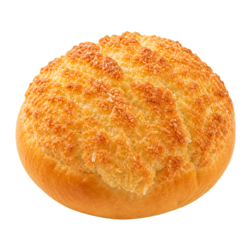 Coconut-Topped Sweet Bun sticker illustration