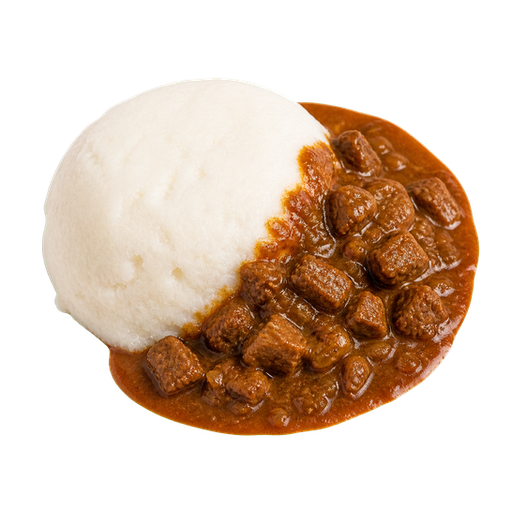 Pap (Maize Meal Porridge) sticker illustration