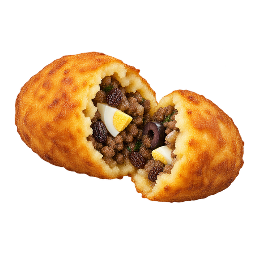 Papa Rellena sticker illustration