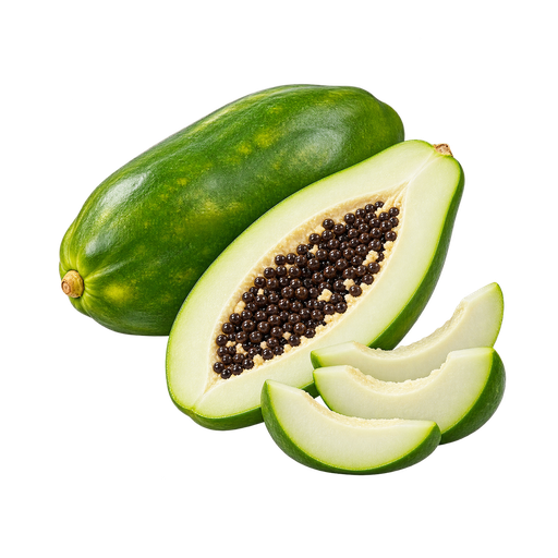 Papaya Verde sticker illustration