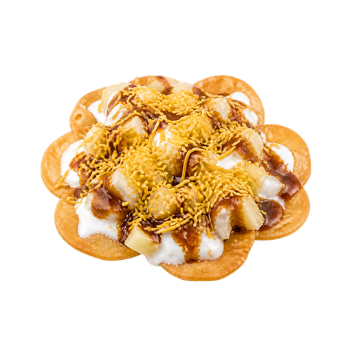 Papdi Chaat sticker illustration