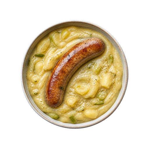 Leek and Potato Stew with Sausage sticker illustration