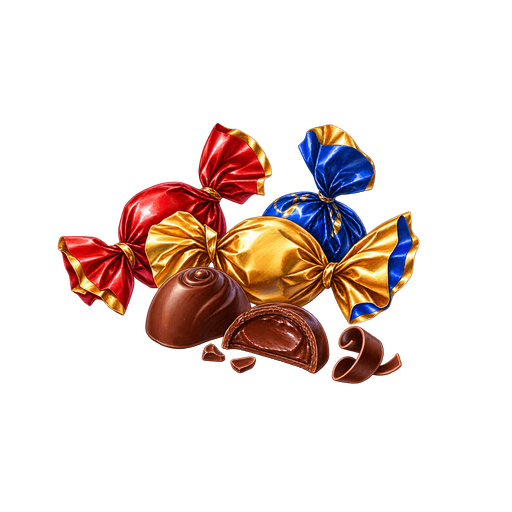 Papillotes sticker illustration