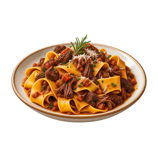 Pappardelle al Cinghiale sticker illustration