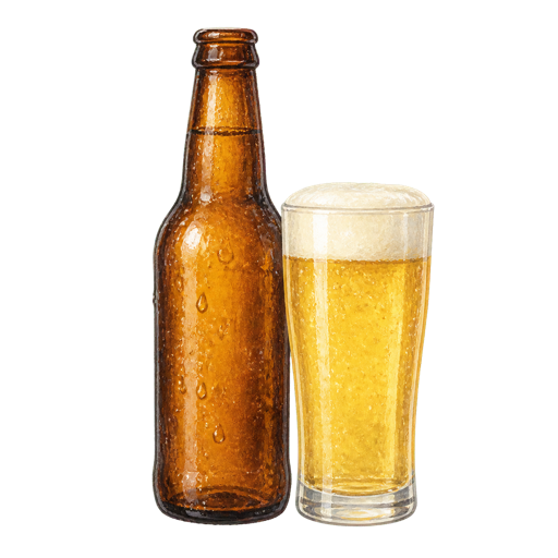 Parbo Bier sticker illustration