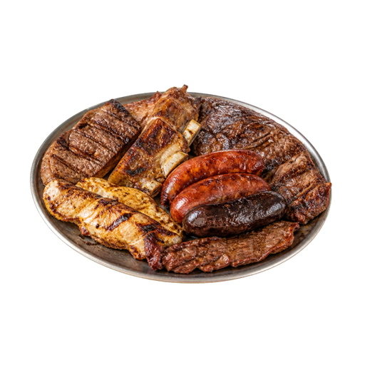 Parrillada sticker illustration