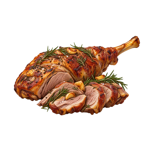 Paška janjetina sticker illustration