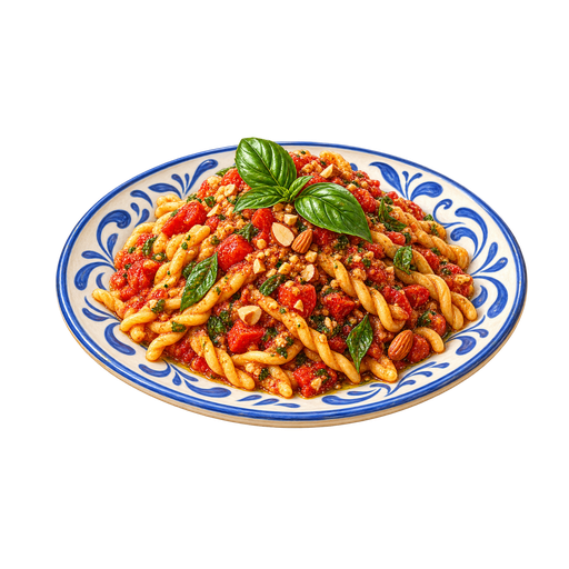 Pasta alla Trapanese sticker illustration