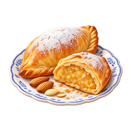Pastel de Santa Clara sticker illustration