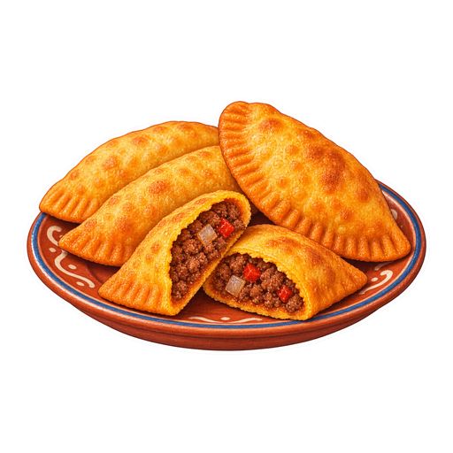 Pastelitos de Carne sticker illustration