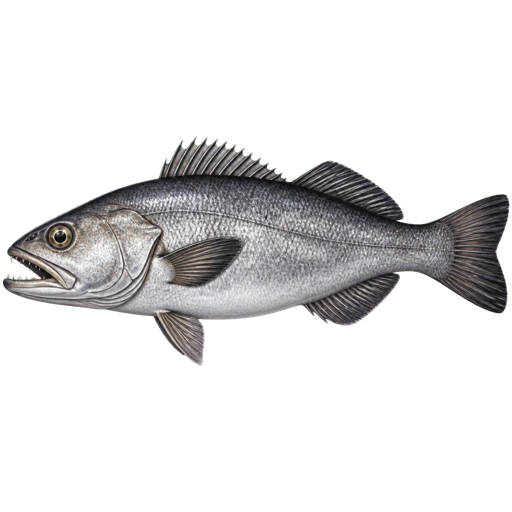 Patagonian Toothfish sticker illustration
