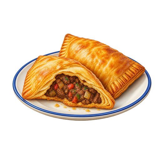 Pâté Haïtien sticker illustration