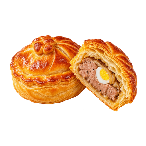 Pâté chaud sticker illustration
