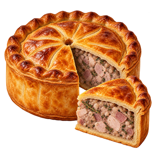 Pâté Gaumais sticker illustration