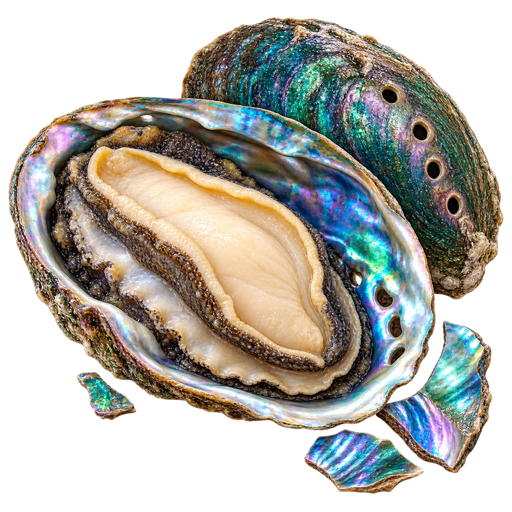 Pāua sticker illustration