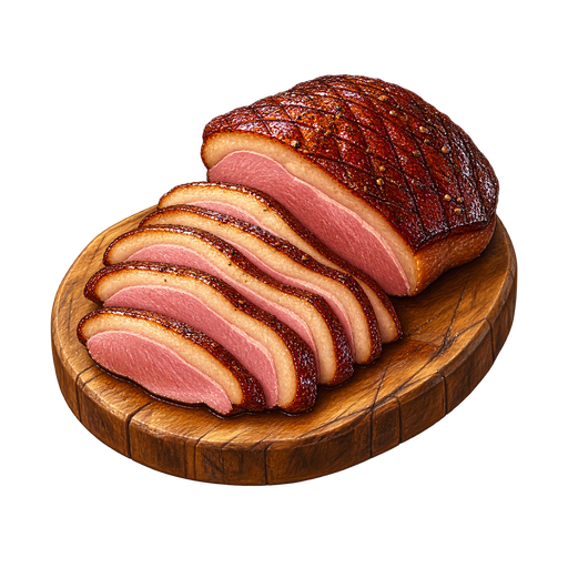 Smoked Goose Breast sticker illustration
