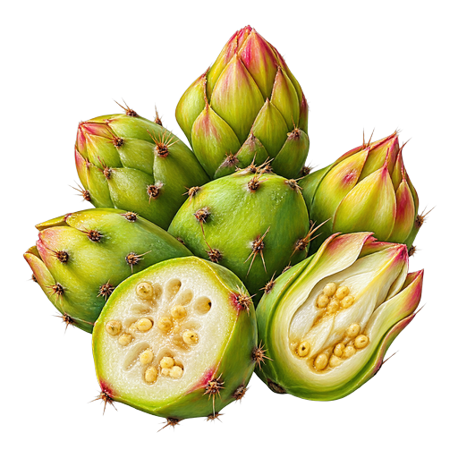 Pear Bush Buds sticker illustration
