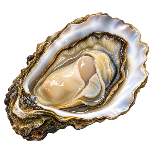 Pembrokeshire Native Oysters sticker illustration
