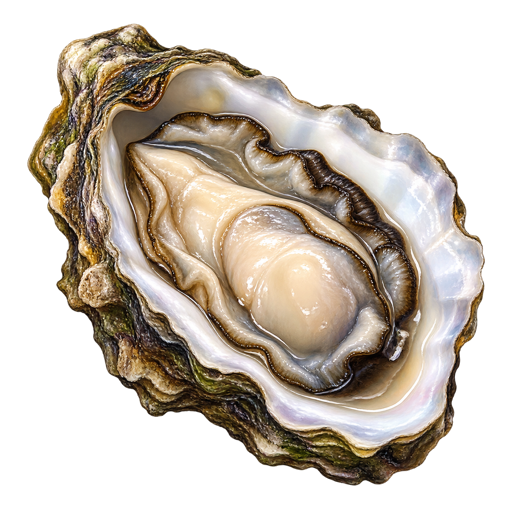 Pembrokeshire Rock Oysters sticker illustration