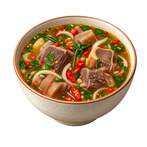 Sierra Leone Pepper Soup sticker illustration