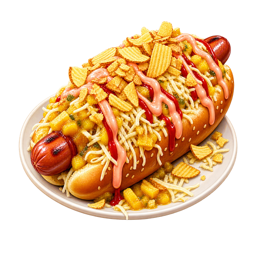 Perro Caliente Colombiano sticker illustration